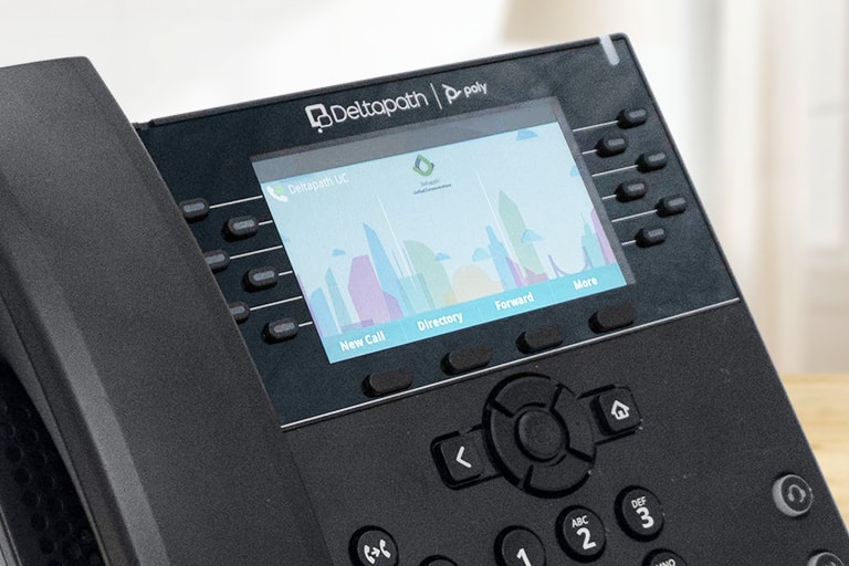Image of Deltapath polycom telephone