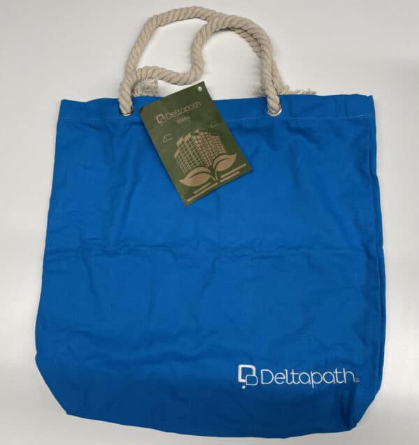 Biodegradable 100% Cotton Beach Tote Bag